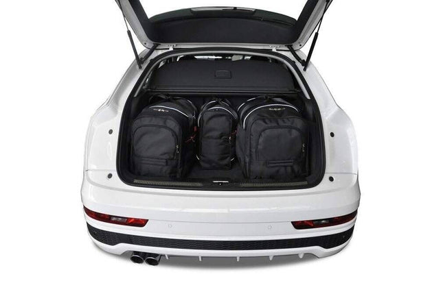 Kjust Kjust Reistassenset voor Audi Q3 2011-2019 - Set van 4 Tassen met 2 Roltassen en 2 Vliegtuigtassen Harvest Automotive 2