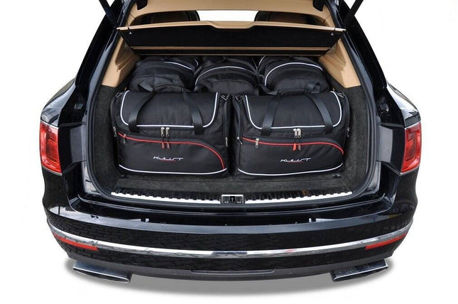 Kjust Kjust Reistassenset voor Bentley Bentayga vanaf 2015 - Set van 5 Tassen met 3 Roltassen en 2 Vliegtuigtassen Harvest Automotive 1