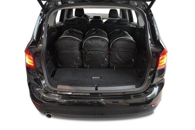 Kjust Kjust Reistassenset voor BMW 2 serie Gran Tourer 2015-2021 - Set van 5 Tassen met 3 Roltassen en 2 Vliegtuigtassen Harvest Automotive 2