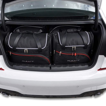 Kjust Kjust Reistassenset voor BMW 3 serie Sedan vanaf 2019 - Set van 4 Tassen met 2 Roltassen en 2 Vliegtuigtassen Harvest Automotive 1