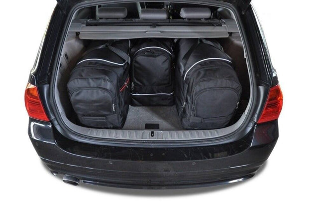 Kjust Kjust Reistassenset voor BMW 3 serie Touring 2005-2010 - Set van 4 Tassen met 2 Roltassen en 2 Sporttassen Harvest Automotive 2
