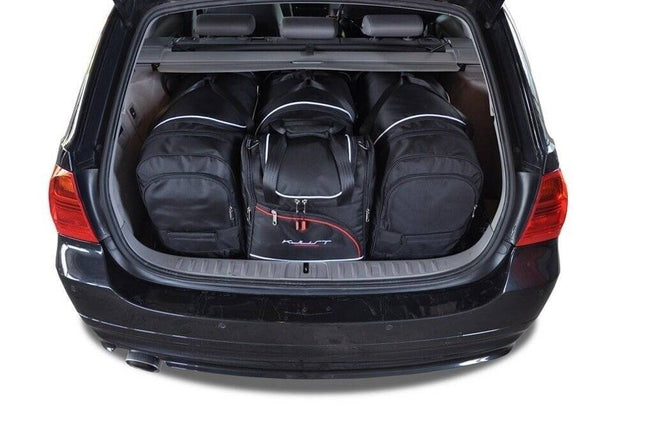 Kjust Kjust Reistassenset voor BMW 3 serie Touring 2005-2010 - Set van 4 Tassen met 3 Roltassen en 1 Vliegtuigtas Harvest Automotive 1