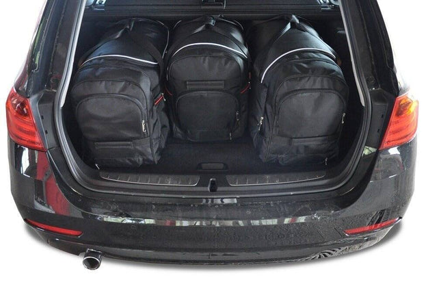 Kjust Kjust Reistassenset voor BMW 3 serie Touring 2012-2019 - Set van 4 Tassen met 3 Roltassen en 1 Vliegtuigtas Harvest Automotive 2