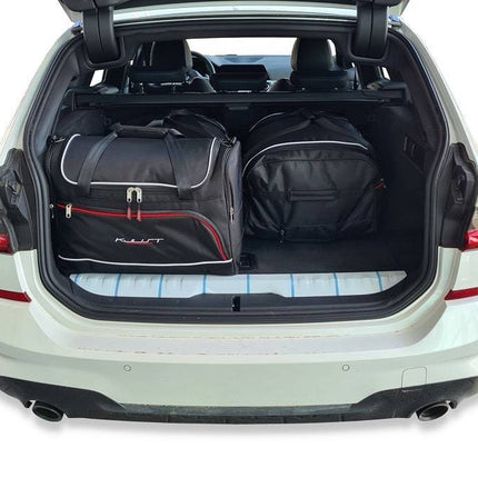 Kjust Kjust Reistassenset voor BMW 3 serie Touring vanaf 2019 - Set van 4 Tassen met 2 Roltassen en 2 Vliegtuigtassen Harvest Automotive 5