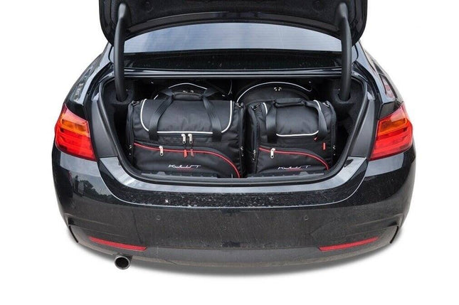 Kjust Kjust Reistassenset voor BMW 4 serie coupe 2013-2020 - Set van 4 Tassen met 2 Roltassen en 2 Vliegtuigtassen Harvest Automotive 1