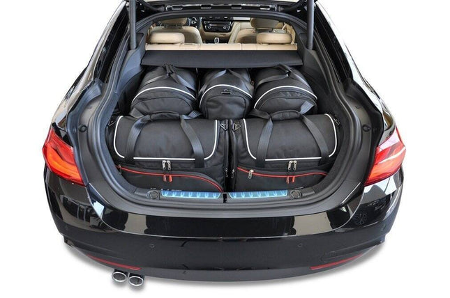 Kjust Kjust Reistassenset voor BMW 4 serie Gran coupe 2014-2021 - Set van 5 Tassen met 2 Roltassen 1 Sporttas en 2 Vliegtuigtassen Harvest Automotive 1