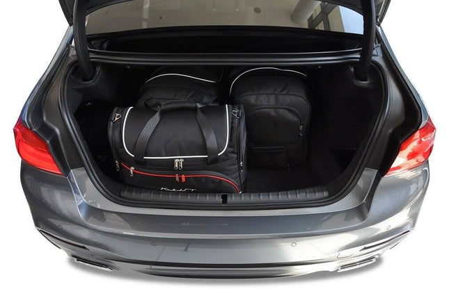 Kjust Kjust Reistassenset voor BMW 5 serie Sedan 2017-2023 - Set van 4 Tassen met 2 Roltassen en 2 Vliegtuigtassen Harvest Automotive 2