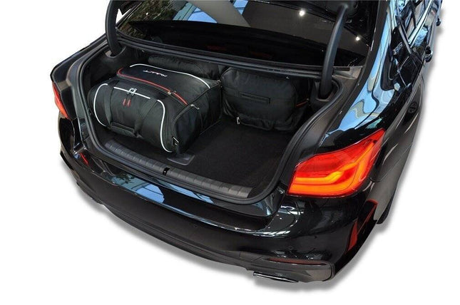 Kjust Kjust Reistassenset voor BMW 5 serie Sedan 2017-2023 - Set van 4 Tassen met 2 Roltassen en 2 Vliegtuigtassen Harvest Automotive 2
