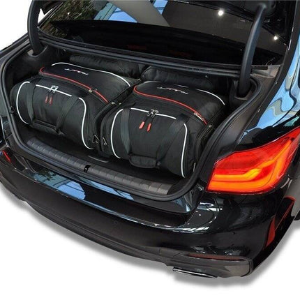 Kjust Kjust Reistassenset voor BMW 5 serie Sedan 2017-2023 - Set van 4 Tassen met 2 Roltassen en 2 Vliegtuigtassen Harvest Automotive 1