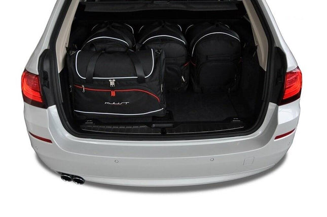 Kjust Kjust Reistassenset voor BMW 5 serie Touring 2010-2017 - Set van 5 Tassen met 3 Roltassen en 2 Vliegtuigtassen Harvest Automotive 2