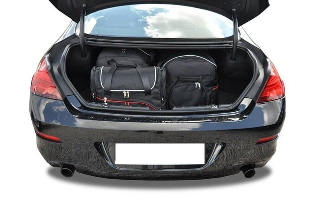 Kjust Kjust Reistassenset voor BMW 6 serie coupe 2011-2018 - Set van 4 Tassen met 2 Roltassen en 2 Vliegtuigtassen Harvest Automotive 2