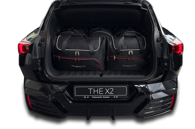 Kjust Reistassenset voor BMW iX2 vanaf 2023 - Set van 5 Tassen met 3 Roltassen en 2 Vliegtuigtassen