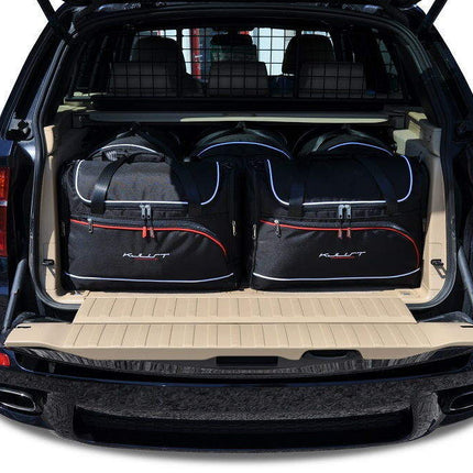 Kjust Kjust Reistassenset voor BMW X5 2007-2013 - Set van 5 Tassen met 3 Roltassen en 2 Vliegtuigtassen Harvest Automotive 1