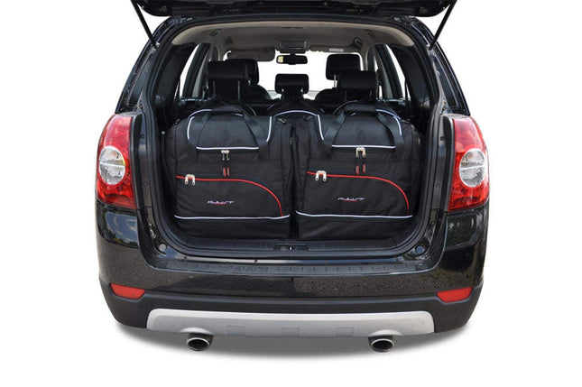 Kjust Kjust Reistassenset voor Chevrolet Captiva 2006-2016 - Set van 5 Tassen met 3 Roltassen en 2 Sporttassen Harvest Automotive 1