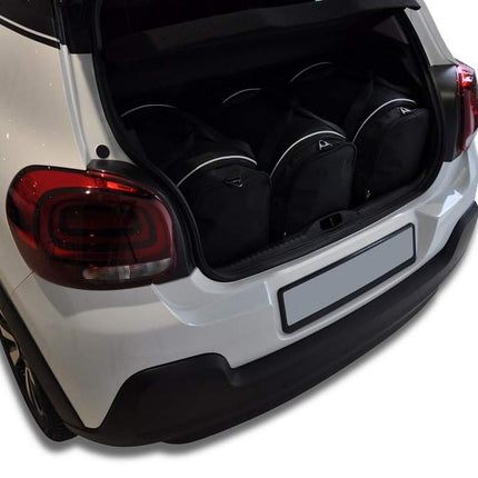 Kjust Kjust Reistassenset voor Citroen C3 5-deurs 2016-2024 - Set van 3 Tassen met 3 Sporttassen Harvest Automotive 1