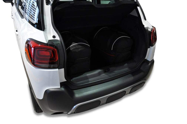 Kjust Kjust Reistassenset voor Citroen C3 Aircross 2017-2024 - Set van 3 Tassen met 2 Roltassen en 1 Sporttas Harvest Automotive 2