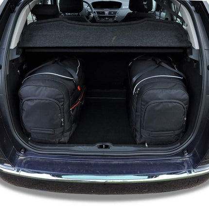 Kjust Kjust Reistassenset voor Citroen C4 Picasso 2007-2013 - Set van 4 Tassen met 2 Roltassen en 2 Sporttassen Harvest Automotive 3