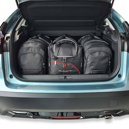 Kjust Kjust Reistassenset voor Citroen C4 X vanaf 2023 - Set van 4 Tassen met 2 Roltassen 1 Sporttas en 1 Vliegtuigtas Harvest Automotive 1