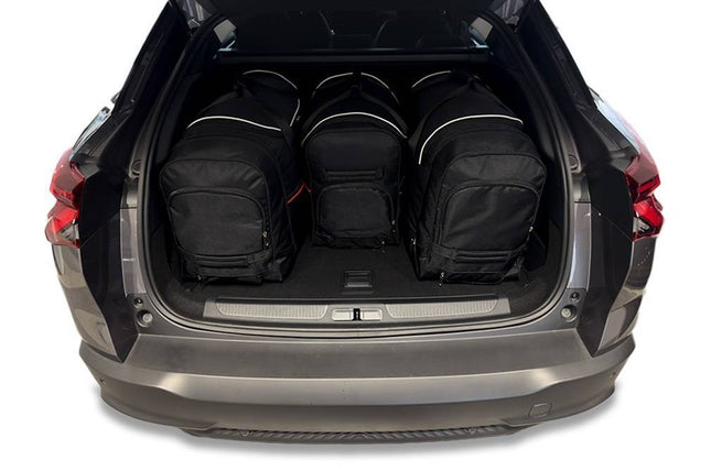 Kjust Kjust Reistassenset voor Citroen C5 X vanaf 2022 - Set van 4 Tassen met 3 Roltassen en 1 Vliegtuigtas Harvest Automotive 2