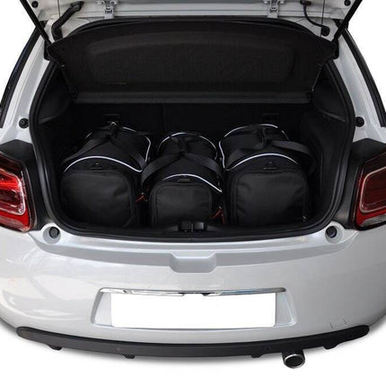 Kjust Kjust Reistassenset voor Citroen DS3 2010-2016 - Set van 3 Tassen met 2 Sporttassen en 1 Vliegtuigtas Harvest Automotive 1