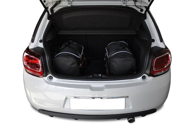 Kjust Kjust Reistassenset voor Citroen DS3 2010-2016 - Set van 3 Tassen met 2 Sporttassen en 1 Vliegtuigtas Harvest Automotive 2
