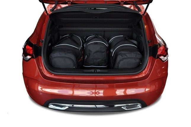 Kjust Kjust Reistassenset voor Citroen DS4 5-deurs 2010-2015 - Set van 4 Tassen met 2 Roltassen 1 Sporttas en 1 Vliegtuigtas Harvest Automotive 2
