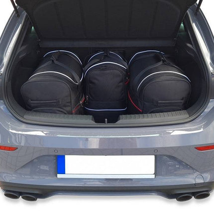 Kjust Kjust Reistassenset voor Cupra Leon 5-deurs 2020-2024 - Set van 4 Tassen met 2 Roltassen 1 Sporttas en 1 Vliegtuigtas Harvest Automotive 2