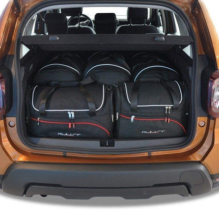 Kjust Kjust Reistassenset voor Dacia Duster 2018-2024 - Set van 5 Tassen met 3 Roltassen en 2 Vliegtuigtassen Harvest Automotive 1