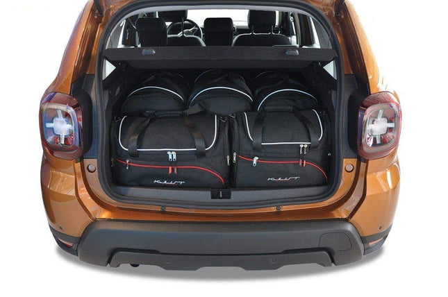Kjust Kjust Reistassenset voor Dacia Duster 2018-2024 - Set van 5 Tassen met 3 Roltassen en 2 Vliegtuigtassen Harvest Automotive 1