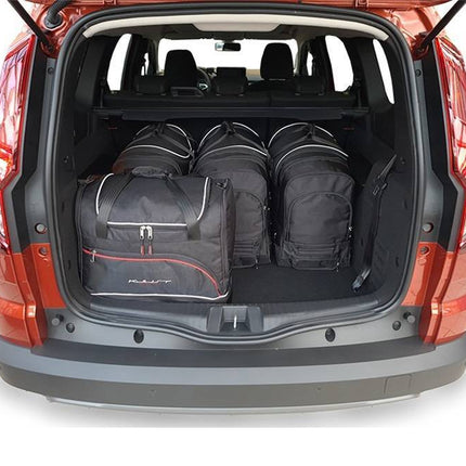 Kjust Kjust Reistassenset voor Dacia Jogger vanaf 2022 - Set van 5 Tassen met 3 Roltassen en 2 Sporttassen Harvest Automotive 2