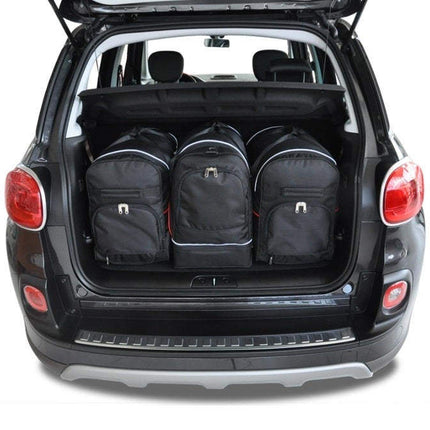 Kjust Kjust Reistassenset voor Fiat 500L vanaf 2012 - Set van 3 Tassen met 2 Roltassen en 1 Sporttas Harvest Automotive 1