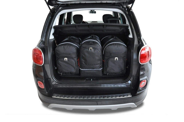 Kjust Kjust Reistassenset voor Fiat 500L vanaf 2012 - Set van 3 Tassen met 2 Roltassen en 1 Sporttas Harvest Automotive 1