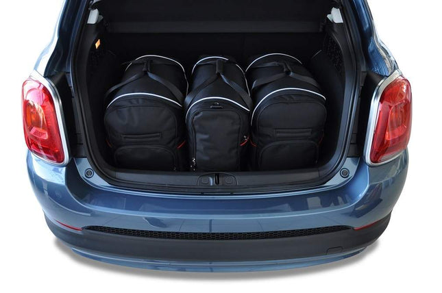 Kjust Kjust Reistassenset voor Fiat 500X vanaf 2015 - Set van 3 Tassen met 2 Roltassen en 1 Sporttas Harvest Automotive 1