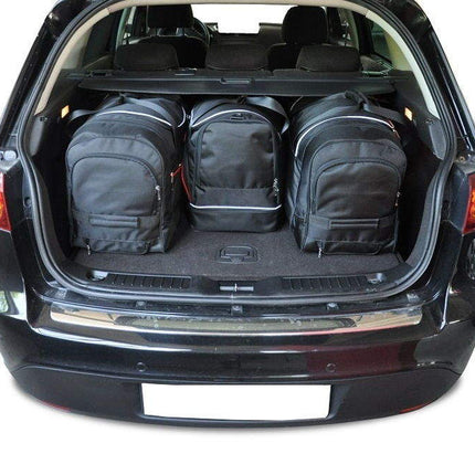 Kjust Kjust Reistassenset voor Fiat Croma 2005-2011 - Set van 4 Tassen met 2 Roltassen 1 Sporttas en 1 Vliegtuigtas Harvest Automotive 2