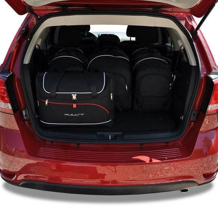 Kjust Kjust Reistassenset voor Fiat Freemont 2011-2016 - Set van 5 Tassen met 3 Roltassen en 2 Vliegtuigtassen Harvest Automotive 2