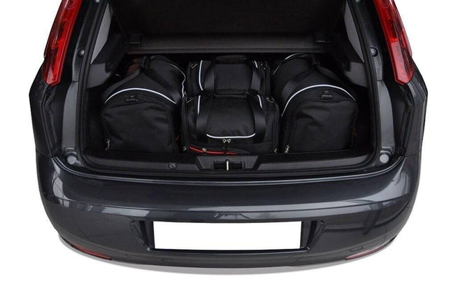Kjust Kjust Reistassenset voor Fiat Punto 5-deurs 2009-2019 - Set van 4 Tassen met 3 Sporttassen en 1 Vliegtuigtas Harvest Automotive 1