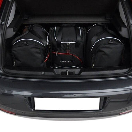 Kjust Kjust Reistassenset voor Fiat Punto 5-deurs 2009-2019 - Set van 4 Tassen met 3 Sporttassen en 1 Vliegtuigtas Harvest Automotive 2