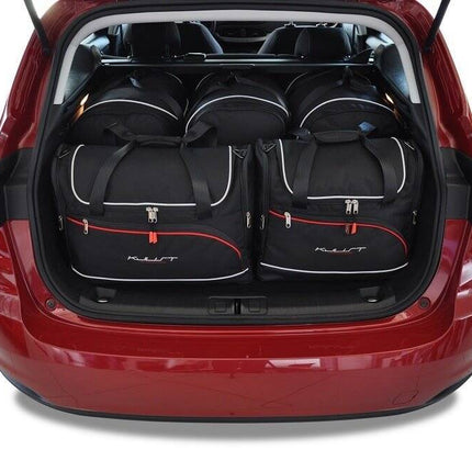 Kjust Kjust Reistassenset voor Fiat Tipo Sedan 2016-2018 - Set van 5 Tassen met 3 Roltassen en 2 Vliegtuigtassen Harvest Automotive 1
