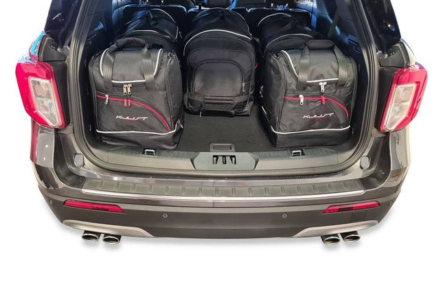 Kjust Kjust Reistassenset voor Ford Explorer vanaf 2020 - Set van 6 Tassen met 3 Roltassen en 3 Sporttassen Harvest Automotive 2