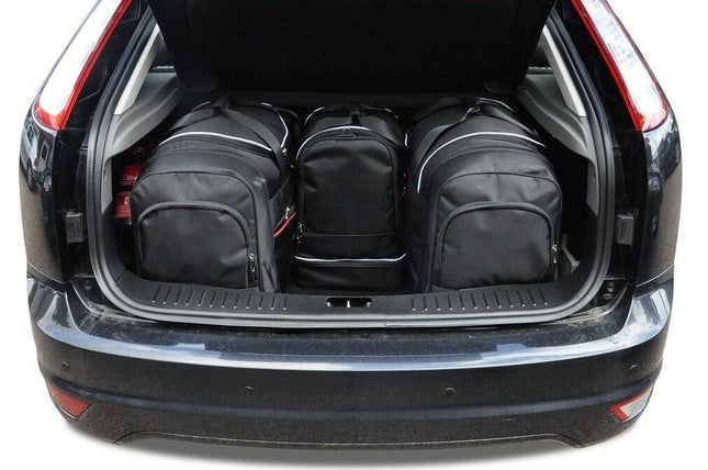 Kjust Kjust Reistassenset voor Ford Focus 5-deurs 2008-2011 - Set van 4 Tassen met 2 Roltassen en 2 Sporttassen Harvest Automotive 2