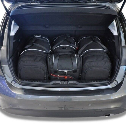 Kjust Kjust Reistassenset voor Ford Focus 5-deurs vanaf 2018 - Set van 4 Tassen met 2 Roltassen 1 Sporttas en 1 Vliegtuigtas Harvest Automotive 1