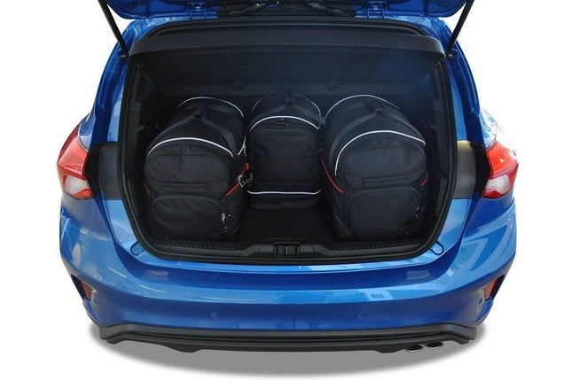 Kjust Kjust Reistassenset voor Ford Focus 5-deurs vanaf 2018 - Set van 4 Tassen met 2 Roltassen en 2 Sporttassen Harvest Automotive 2