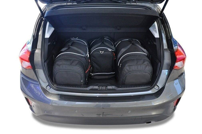 Kjust Kjust Reistassenset voor Ford Focus 5-deurs vanaf 2018 - Set van 4 Tassen met 2 Roltassen en 2 Sporttassen Harvest Automotive 2