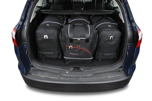 Kjust Kjust Reistassenset voor Ford Focus Wagon 2011-2018 - Set van 4 Tassen met 2 Roltassen en 2 Sporttassen Harvest Automotive 1