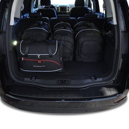 Kjust Kjust Reistassenset voor Ford Galaxy 2015-2018 - Set van 5 Tassen met 3 Roltassen en 2 Vliegtuigtassen Harvest Automotive 2