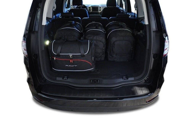 Kjust Kjust Reistassenset voor Ford Galaxy 2015-2018 - Set van 5 Tassen met 3 Roltassen en 2 Vliegtuigtassen Harvest Automotive 2