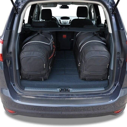 Kjust Kjust Reistassenset voor Ford Grand C-Max 2010-2015 - Set van 4 Tassen met 2 Roltassen en 2 Sporttassen Harvest Automotive 3