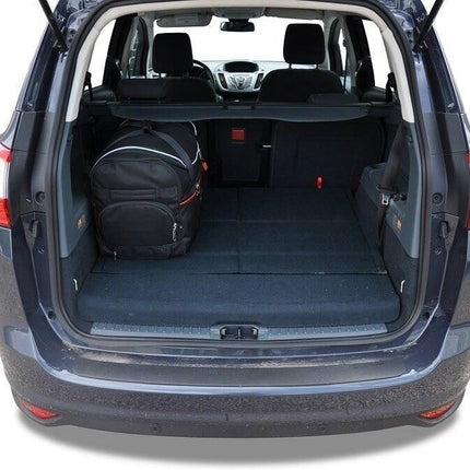 Kjust Kjust Reistassenset voor Ford Grand C-Max 2010-2015 - Set van 5 Tassen met 3 Roltassen en 2 Vliegtuigtassen Harvest Automotive 5