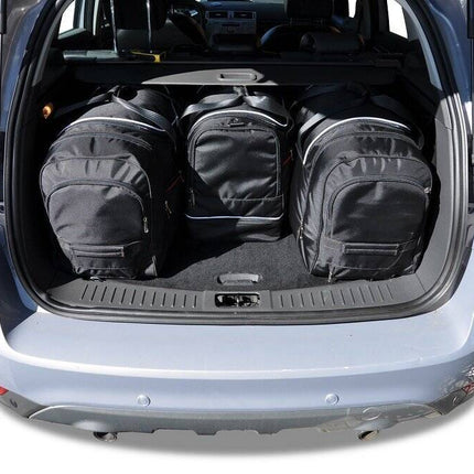 Kjust Kjust Reistassenset voor Ford Kuga 2008-2013 - Set van 4 Tassen met 2 Roltassen 1 Sporttas en 1 Vliegtuigtas Harvest Automotive 2