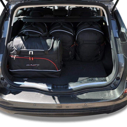 Kjust Kjust Reistassenset voor Ford Mondeo stationwagen 2014-2022 - Set van 5 Tassen met 3 Roltassen en 2 Sporttassen Harvest Automotive 2